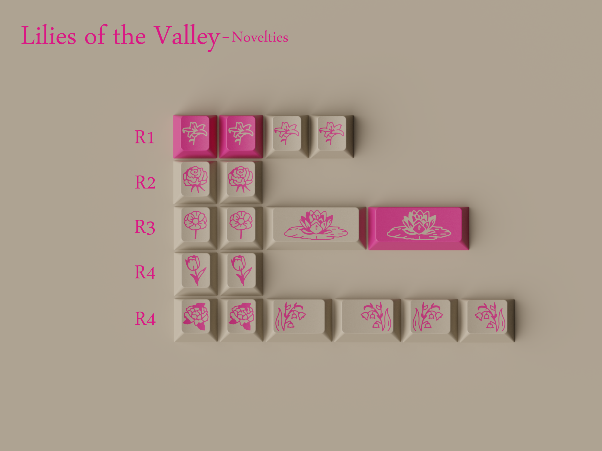 (IN-STOCK）Keykobo Lilies of the Valley