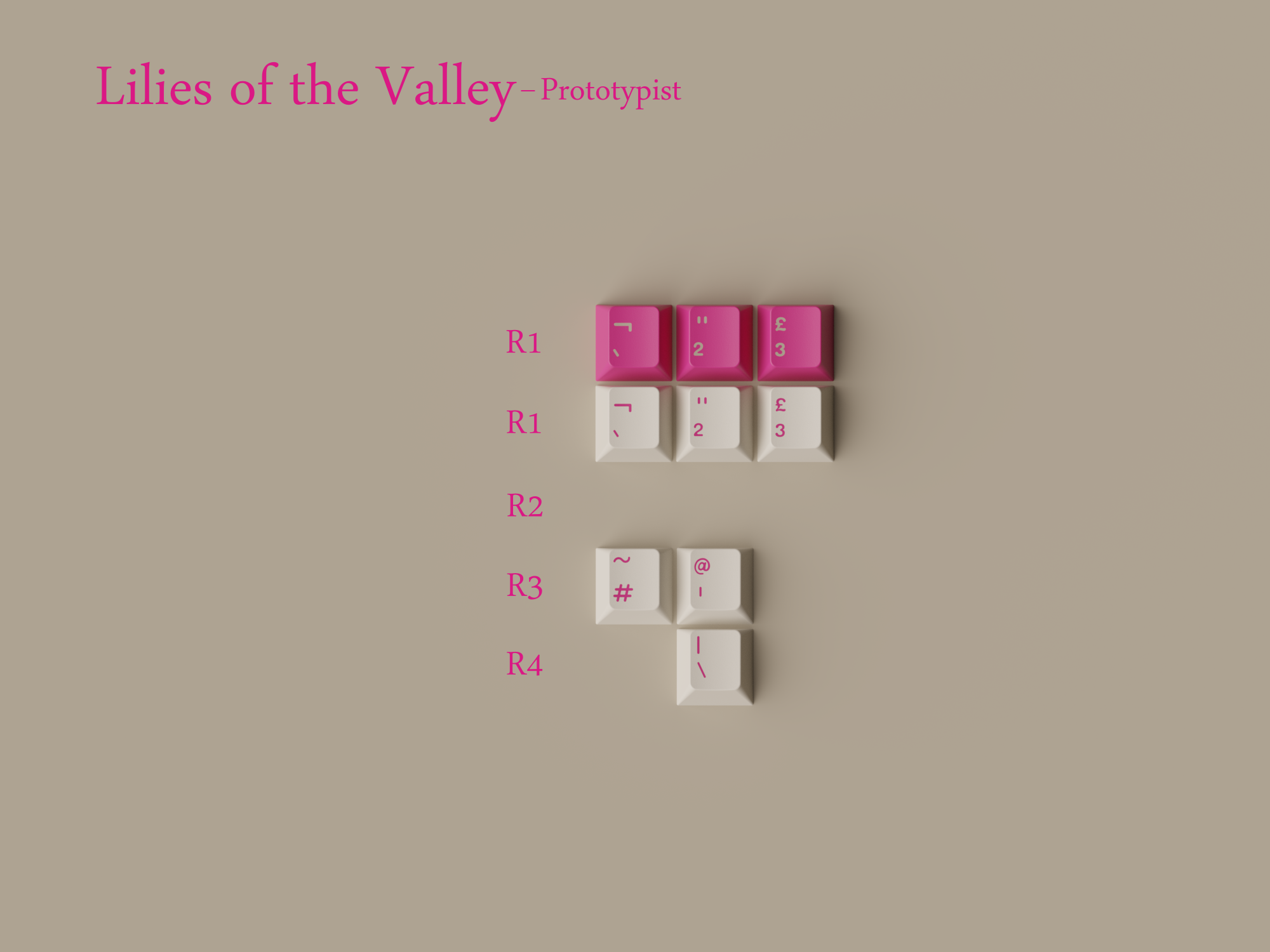 (IN-STOCK）Keykobo Lilies of the Valley