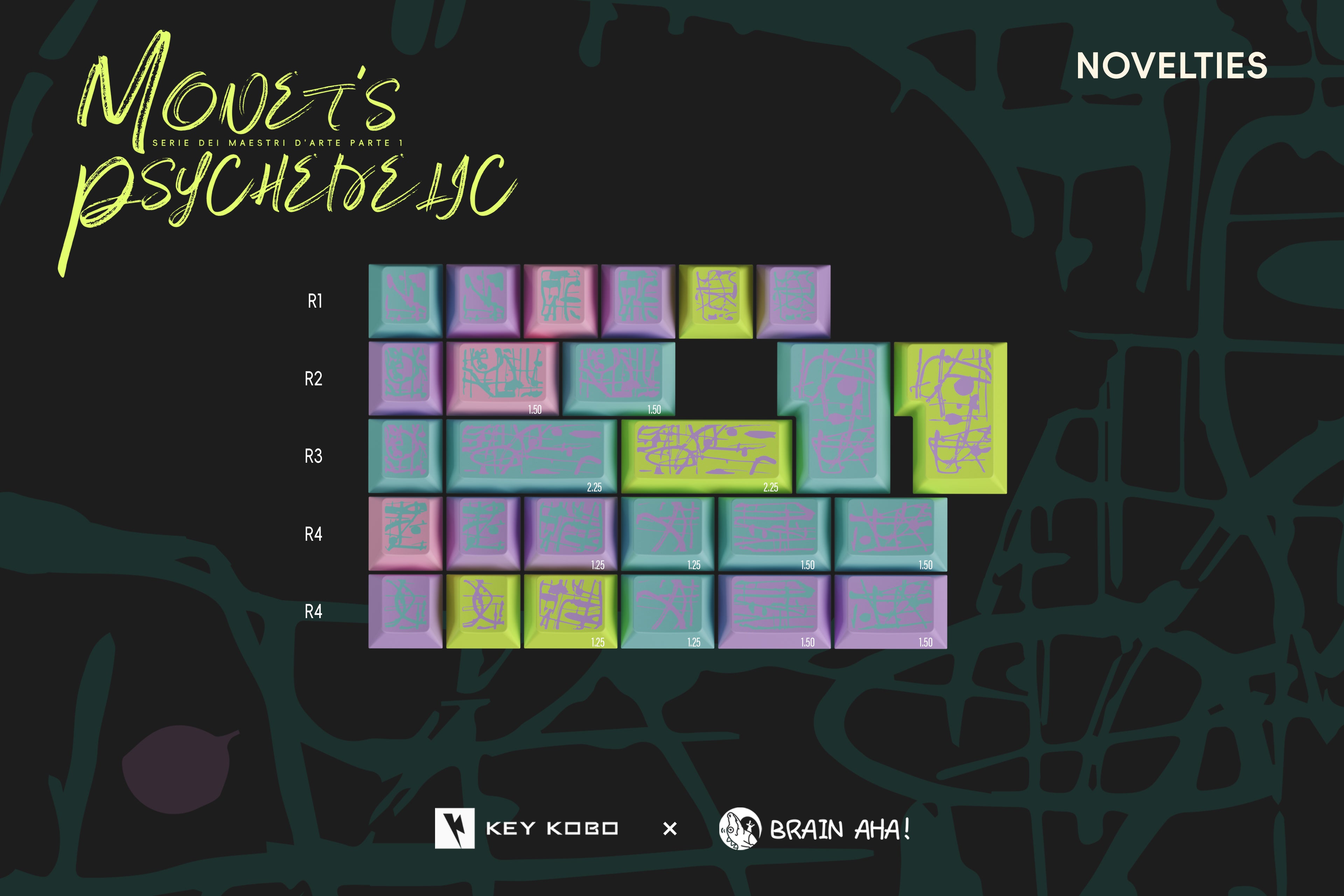 (IN-STOCK)Key Kobo Monet's Psychedelic